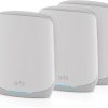 Amazon:$194.85 ($349.99)NETGEAR Orbi Whole Home Tri-Band WiFi 6 Mesh Network System (RBK663) – Router with 2 Satellite Extenders, Security Features, Coverage up to 6,600 sq. ft., 75 Devices - AX3800 (Up to 3.8Gbps)