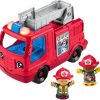 Amazon : $8.99 ($16.19) Fisher-Price Little People Toddler Toy Fire Truck Musical Push-Along Vehicle with 2 Figures for Pretend Play Ages 1+ Years