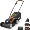 Amazon:  $129.00 ($299.99) 40V 14″ Cordless Lawn Mower for Small Yards
