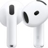 Amazon : $84.99 ($129.00) Apple AirPods 4 Wireless Earbuds, Bluetooth Headphones, Personalized Spatial Audio, Sweat and Water Resistant, USB-C Charging Case, H2 Chip, Up to 30 Hours of Battery Life, Effortless Setup for iPhone