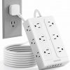 Amazon: $12.49 ($24.99) Surge Protector Power Strip – 12 Outlets(1850W/15A) 6 USB Ports 6FT