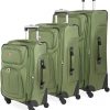 Amazon : $240.00 ($410.00) SwissGear Sion Softside Expandable Luggage with Spinner Wheels, Evergreen, 3-Piece Set (21/25/29)