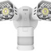 Amazon:$12.67 ($14.08)SANSI LED Security Lights, 18W (150Watt Incandescent Equiv.) Motion Sensor Lights, 1800lm 5000K Daylight Waterproof Outdoor Floodlights with Adjustable Dual-Head, White