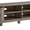 Amazon : $45.99 ($131.99) Walker Edison Tinsley Rustic Barn-Door Low TV Stand for TVs up to 80 Inches, 70 Inch, Grey Wash