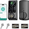 Amazon:  $39.99 ($79.99) Fingerprint Smart Door Lock, 5-in-1 Keyless Deadbolt for Front Door