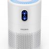 Amazon:$29.99 ($79.95)MOOKA Air Purifiers for Home Large Room up to 1076 ft², H13 True HEPA Air Filter Cleaner, Odor Eliminator, Remove Smoke Dust Pollen Pet Dander, Night Light(Available for California)