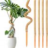 Amazon: $9.99 ($12.99) 4 Pack Moss Pole, 28 Inch Bendable Moss Pole for Plants Monstera