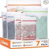 Amazon: $5.99 ($8.99) 7 Pack Laundry Bag, Honeycomb-Mesh Laundry Bags with Zipper