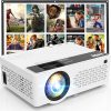 Amazon : $49.99 ($79.99) TMY 1080P Full HD Portable Mini Projector, Upgraded Bluetooth Movie Projector with Screen, Compatible with TV Stick Smartphone/HDMI/USB, Indoor & Outdoor Use