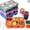 Amazon: $8.49 ($16.99)  4-Pack Bento Box & Snack Containers w/ 4 Sauce Cups