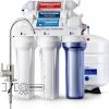 Amazon : $198.80 ($279.00) iSpring RCC7AK, NSF Certified, 75 GPD, Alkaline 6-Stage Reverse Osmosis System, pH+ Remineralization RO Water Filter System Under Sink, Patented Top-Mounted Faucet Design for Easy Installation