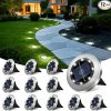 Amazon: $14.99 ($29.99) Mini Solar Ground Lights 12 Pack, Solar Lights Outdoor
