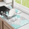 Amazon:   $7.49 ($14.99) 2PCS 12″ x 20″ Dish Drying Mat & 24″ x 5.5″ Sink Splash Guard