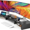 Amazon : $14.99 ($39.99) AMERIERGO Dual Monitor Stand Riser for 2 Monitors, Monitor Stand for Desk, Adjustable Computer Monitor Stand with 2 Slot, Multifunctional Desktop Organizer Stand for Laptop, PC, Computer, Printer