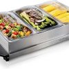 Amazon:  $39.99 ($59.99) Professional Stainless Steel Buffet Warmer Server w/ 3 Trays