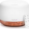 Amazon:$20.99 ($24.99)ASAKUKI Essential Oil Diffuser 500ml, Ultrasonic Aromatherapy Humidifier with Remote Control, 7 LED Colors, Timer & Auto-Off, Large Room Diffuser