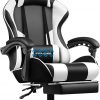 Amazon:$93.07 ($159.99)GTPLAYER Gaming Chair, Computer Chair with Footrest and Lumbar Support, Height Adjustable Game Chair with 360°-Swivel Seat and Headrest and for Office or Gaming (Snow White)