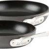 Amazon:$69.99 ($99.99)All-Clad HA1 Hard Anodized Non Stick Fry Pan Set 2 Piece, 8, 10 Inch, Induction, Oven Broiler Safe 500F, Pots and Pans Set, Kitchen Frying Pans, Skillets, Premium Cookware, Home, Dishwasher Safe Black