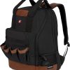 Amazon :$49.99 ($99.97)SwissGear Tool Bag Backpack, Fits Up to 15-Inch Laptop, Work Pack, Black/Brown Canvas
