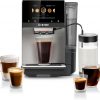 Amazon:$1198.96 ($1799.00)Bosch 800 Series Fully Automatic Espresso and Coffee Machine – 36 Drinks with Coffee World, Cold Brew, Double Cup, Milk Hose, Glass Milk Container, in Metallic Silver TPU60501