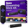 Amazon:$24.99 ($49.99)Roku Streaming Stick 4K - HDR & Dolby Vision Roku Streaming Device for TV with Voice Remote & Long-Range Wi-Fi - Free & Live TV