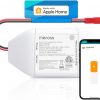 Amazon:$39.99 ($59.99)meross Smart Garage Door Opener Remote, Compatible with Apple HomeKit, Amazon Alexa, Google Assistant, SmartThings, Siri, CarPlay and Android, Universal WiFi Garage Controller, No Hub Required