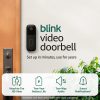 Amazon : $29.99 ($69.99) Blink Video Doorbell (newest model) – Head-to-toe HD view, two-year battery life, and simple setup. Sync Module Core included – System (Black)