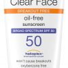 Amazon:  $7.58 ($13.97) Clear Face Sunscreen Lotion
