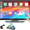 Amazon:$59.99 ($69.99)Carplay Screen for Car,7'' HD IPS Wireless Portable Car Stereo for Apple Carplay &Android Auto,Car Audio Receivers Touch Screen Car Play with GPS Navigation,BT,Mirror Link,FM,Voice Control-Black