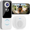 Amazon : $29.99 ($89.99) Doorbell Camera Wireless,2K FHD Head-to-Toe Video, no Subscription,Two-Way Talk, Smart Home Video Doorbell with Chime,Battery Powered,Motion Detection & Alerts,Works with Alexa & Google(2.4G WiFi)