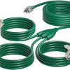 Amazon : $18.99 ($37.99) addlon 27FT Outdoor Extension Cord with Multiple Outlets, 16/3 SJTW Weatherproof Wire with Safety Cover and Indicator Lights, 1 to 3 Splitter for Halloween and Christmas Decorations, ETL Listed