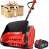 Amazon:  $59.99 ($119.99) Electric Cordless Snow Shovel, 14.4-Inch | 24V | 5.0Ah Brushless Cordless Snow Blower