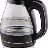 Amazon:  $15.99 ($29.99) Electric Kettle, 1.5L Borosilicate Glass Countertop Water Heater