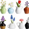 Amazon: $4.99 ($9.99) Mini Vase Magnets for Fridge 8PCS – 3D Ceramic Tiny Plant Vase
