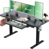 Amazon : $89.99 ($119.99) Marsail Electric Standing Desk with Ergonomic Keyboard Tray, 55x24 Inch Adjustable Height Desk with 27.5