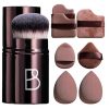 Amazon: $4.99 ($9.99) Kabuki Brush Makeup Sponge Set 8 Pcs w/ Foundation Powder Brush