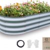 Amazon : $18.49 ($36.99) Gardmax Galvanized Raised Garden Bed, Lightweight Planter Boxes Outdoor with Easy Assembly, Large Garden Bed for Vegetables, Fruits, Flower Silver