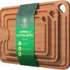 Amazon : $20.99 ($49.99)  Wood Cutting Boards For Kitchen, Bamboo Cutting Boards With Deep Juice Grooves & Built-In Handles, Charcuterie Board & Chopping Board 2-In-1 Design Wooden Cutting Board New Home Gift ideas for Women
