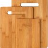 Amazon: $11.99 ($19.99) Bamboo Cutting Boards for Kitchen [Set of 3] Wood Cutting Board