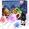 Amazon:  $39.59 ($95.99) 200FT Permanent Outdoor Lights, RGB+IC Smart LED Lights