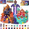 Amazon : $13.25 ($37.99)  Magnetic Blocks - 154PCS Build Mine Magnet World Cube Toys with Magnet Board for Kids Age 3 4 5 6 7 8 9 10, Magnetic Tiles Stacking Toys, Sensory Birthday Gifts for Boys Girls, Classroom Must Haves