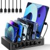 Amazon:$16.19 ($26.99)Charging Station for Multiple Devices 68W 6 Port Phone Charger Dock with 6 Cables, 20W Black Fast Charging Station Compatible with Apple Cellphone iPad iPhone Tablet(Black)
