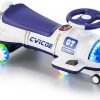 Amazon:$83.99 ($199.99)12V Dual Motor Electric Wiggle Car with Pedal for Kids, 2 in 1 Wiggle Car Ride On Toy, Rechargeable Battery, Infinitely Variable Speed Mode and Anti-Tipping Design, Flashing Wheels, Bluetooth