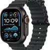 Amazon:$429.00 ($467.99)Apple Watch Ultra 2 (GPS + Cellular, 49MM) - Black Titanium Case with Black Ocean Band (Renewed)