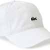 Amazon : $29.99 ($65.00) Lacoste Men's Cotton Twill Side Logo Cap