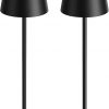Amazon : $23.99 ($29.99) Kakanuo Cordless Rechargeable Table Lamp Black 5000mAh Battery Operated Lamps, 3 Colors Stepless Dimming Touch Lamp for Living Room, Kitchen Counter, Dining, Outdoor Patio, 2 Pack