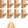 Amazon: $5.49 ($14.29)  Wood Coat Hooks Wall Mounted, 8 Pack