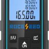 Amazon : $15.99 ($19.99) Laser Measure 165 Feet, RockSeed Portable Laser Distance Meter, Digital Distance Measurement with 2 Bubble Levels, Laser Distance Measure with 5 Units Conversion