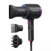 Amazon : $34.97 ($49.99) Wavytalk Hair Dryer with Diffuser, Blown Away Ionic Hair Dryer for Curly Hair with Comb, 1875W Fast Drying Blow Dryer with Ceramic Technology, 3 Attachments for All Hair Types, Light and Quiet, Black