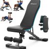 Amazon : $59.99 ($99.99) MERACH Weight Bench, Foldable Weight Benches for Home Gym with 990 LBS, Adjustable Weight Bench with 72 Training Angles, Incline Bench Press for Full Body